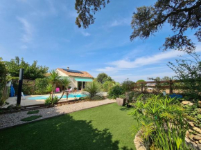 Maison plain-pied climatisée avec piscine à Sorède - FR-1-732-40